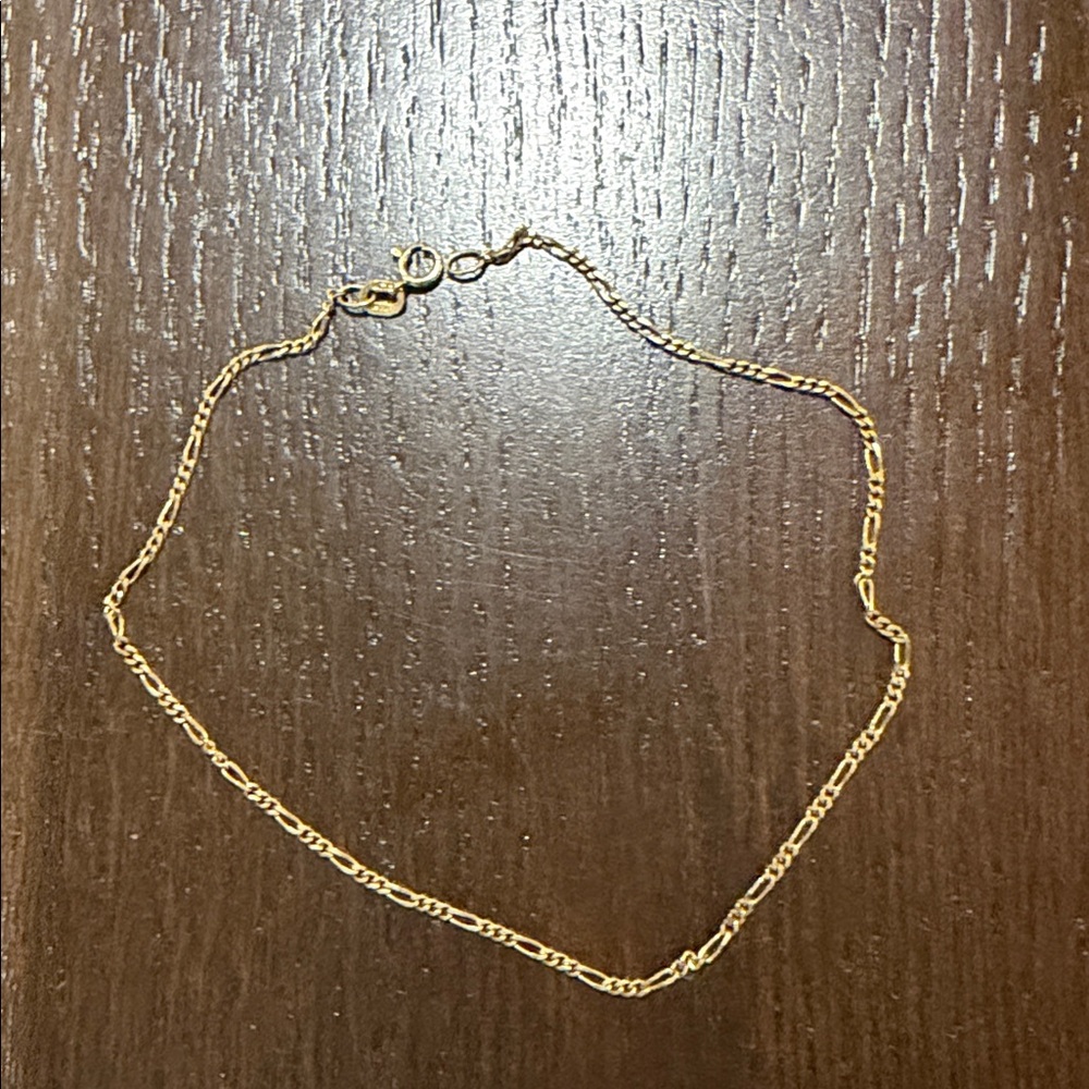 Gorgeous 14k gold ankle or arm bracelet - Picture 6 of 7